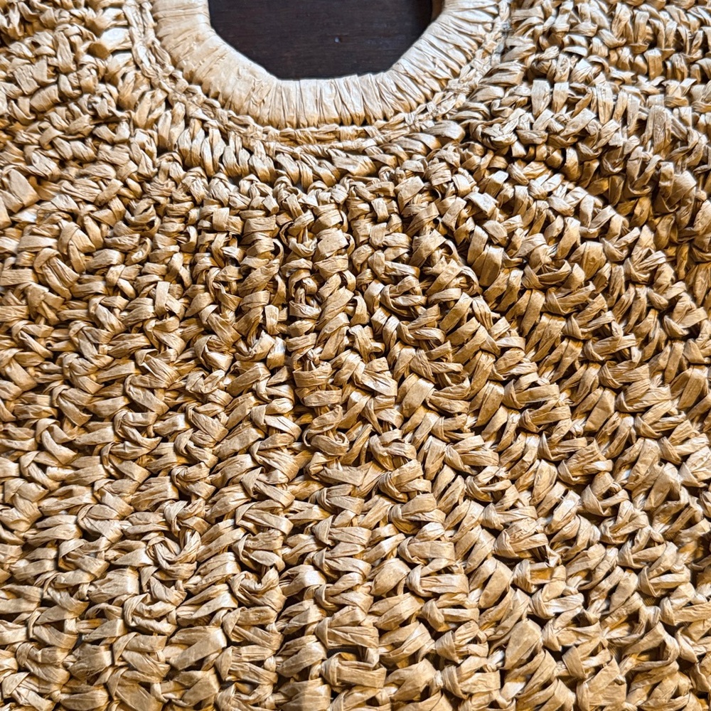 Woven Ramla Tan Handbag - Picture 2 of 5